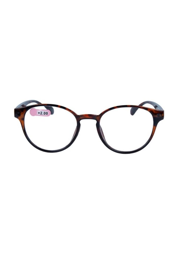 Daiso Boston Style Reading Glasses | +2.0 Diopter Magnification | Tortoise Shell Frame - Image 2